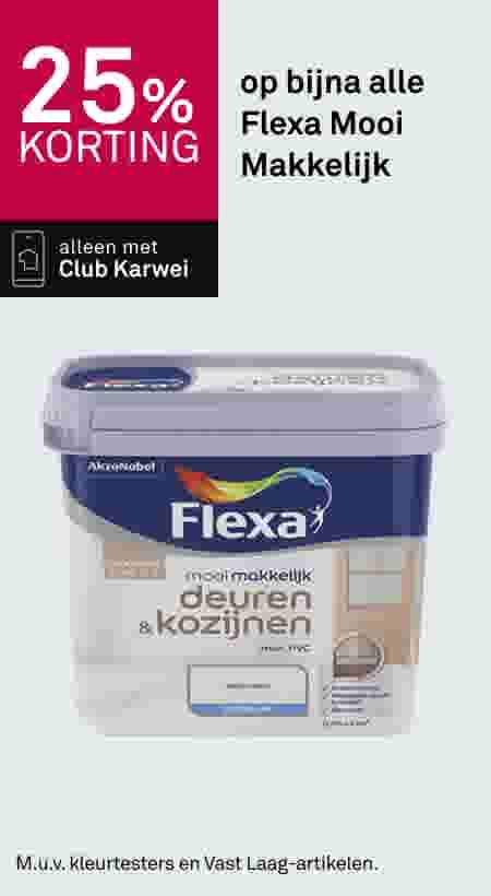 25% korting op bijna alle Flexa Mooi Makkelijk