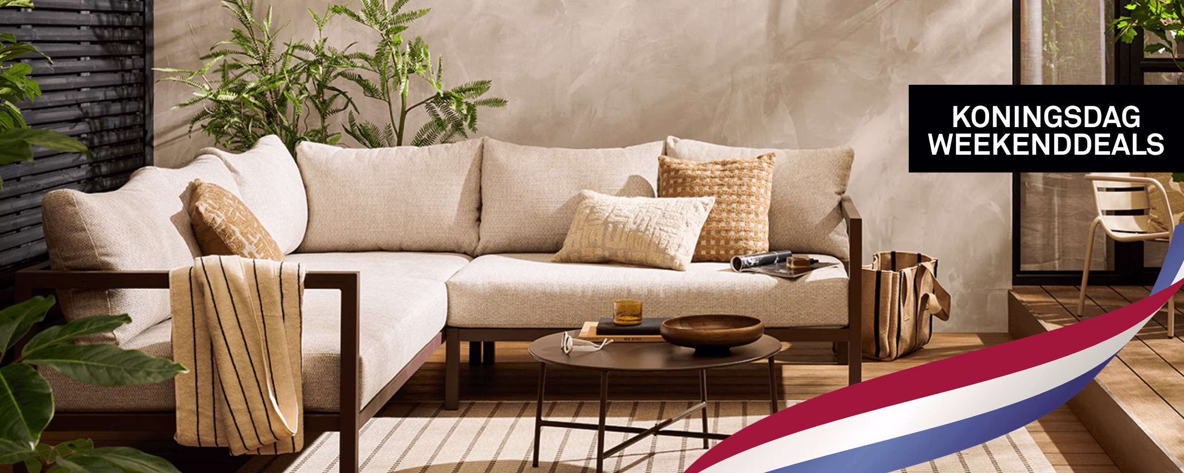 op alle tuinmeubelen