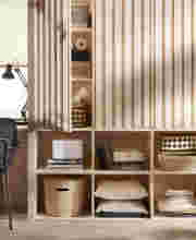 DIY houten kastenwand idee voor de woonkamer
