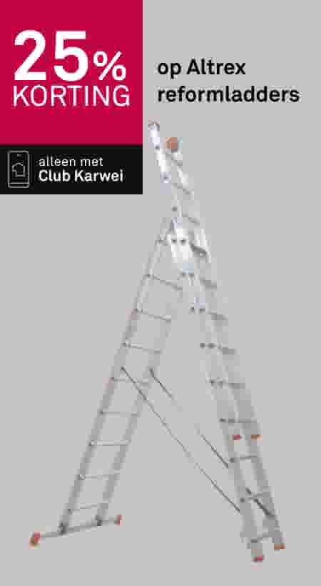 25% korting op Altrex reformladders