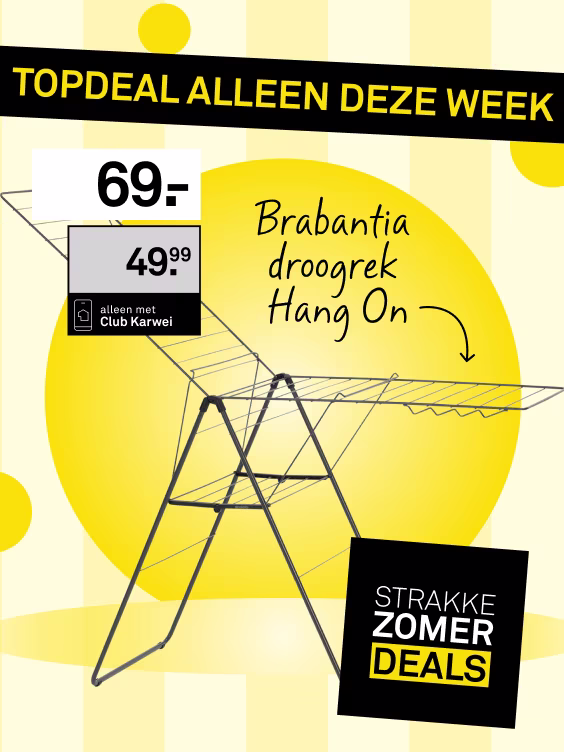 Brabantia droogrekken en -molens