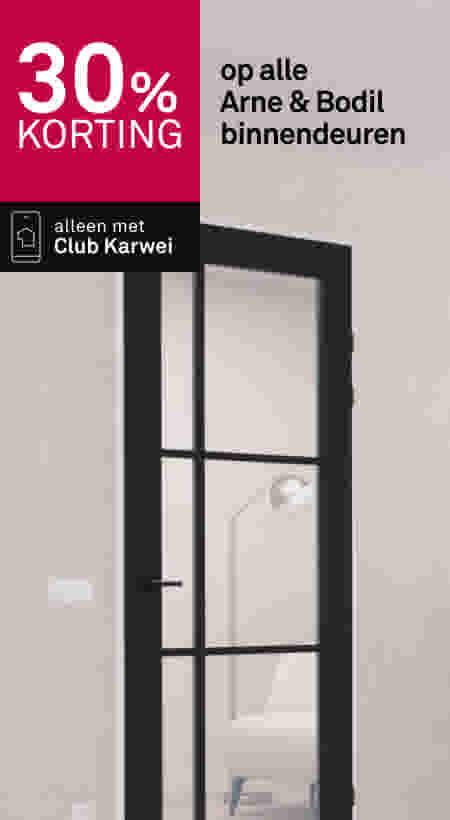 30% korting op alle Arne & Bodil binnendeuren