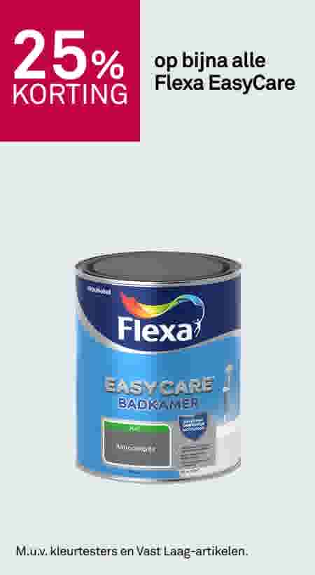 25% korting op bijna alle Flexa EasyCare