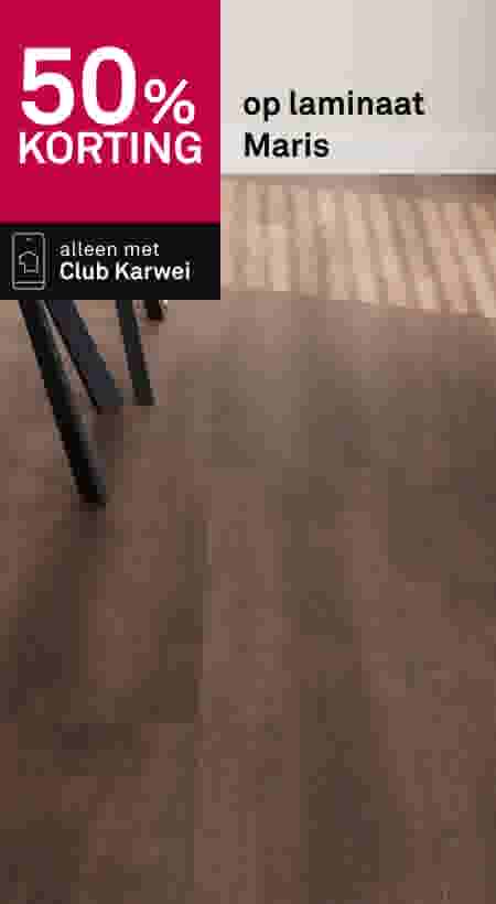 50% korting op laminaat Maris