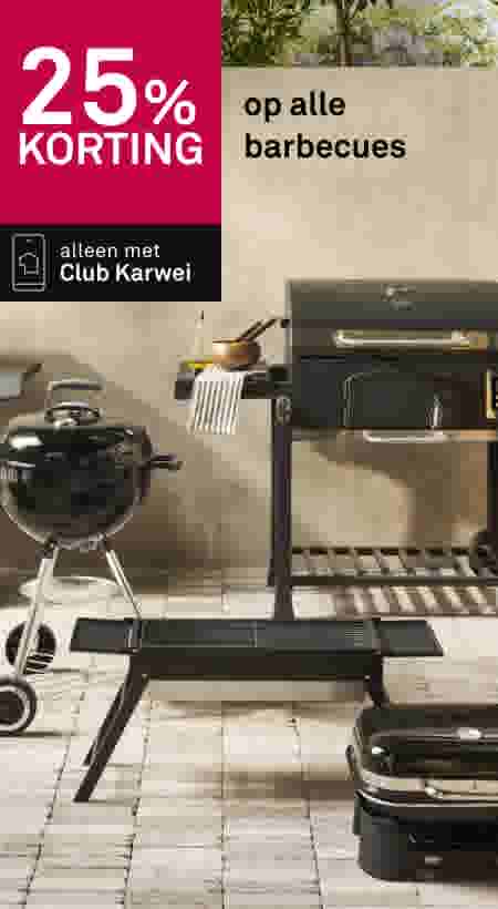 25% korting op alle barbecues