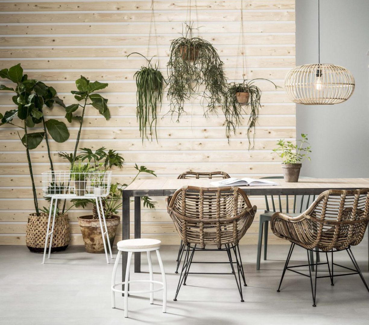 Jungle fever: combineer rotan met veel planten in huis - Karwei