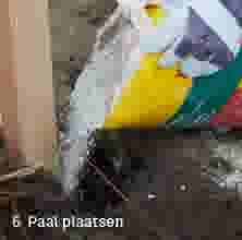 paal beton plaatsen