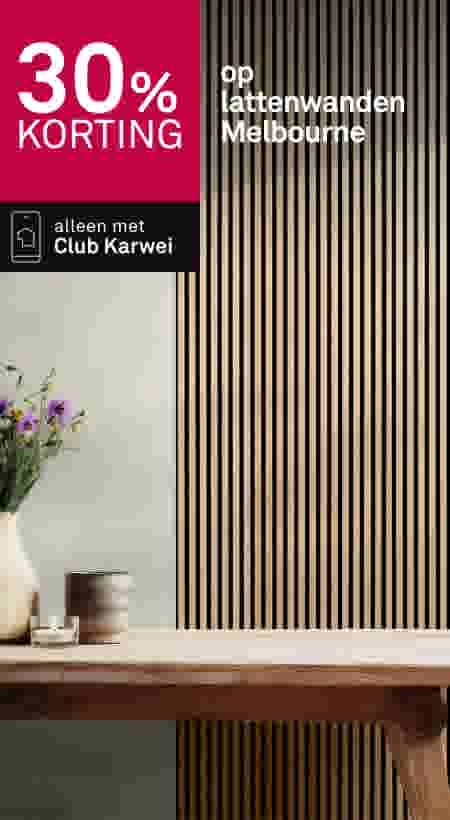 30% korting op lattenwanden Melbourne