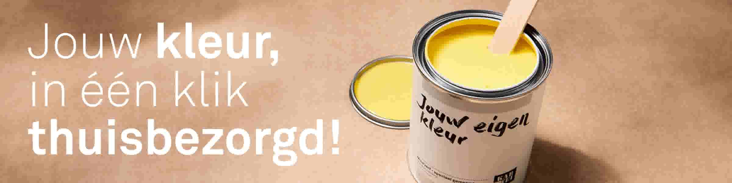 Jouw kleur, in één klik thuisbezorgd!