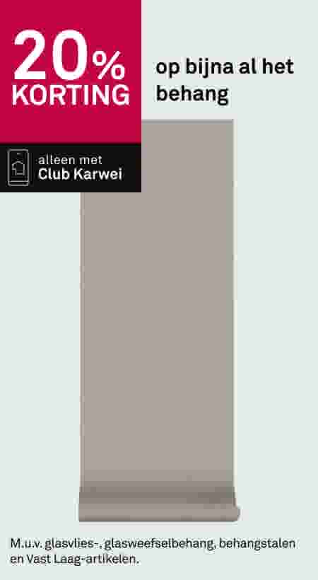 20% korting op bijna al het behang