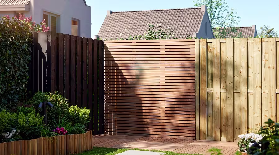 Hoe plaats ik een schutting?