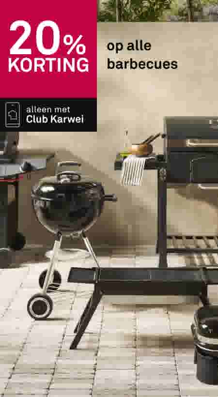 20% korting op alle barbecues