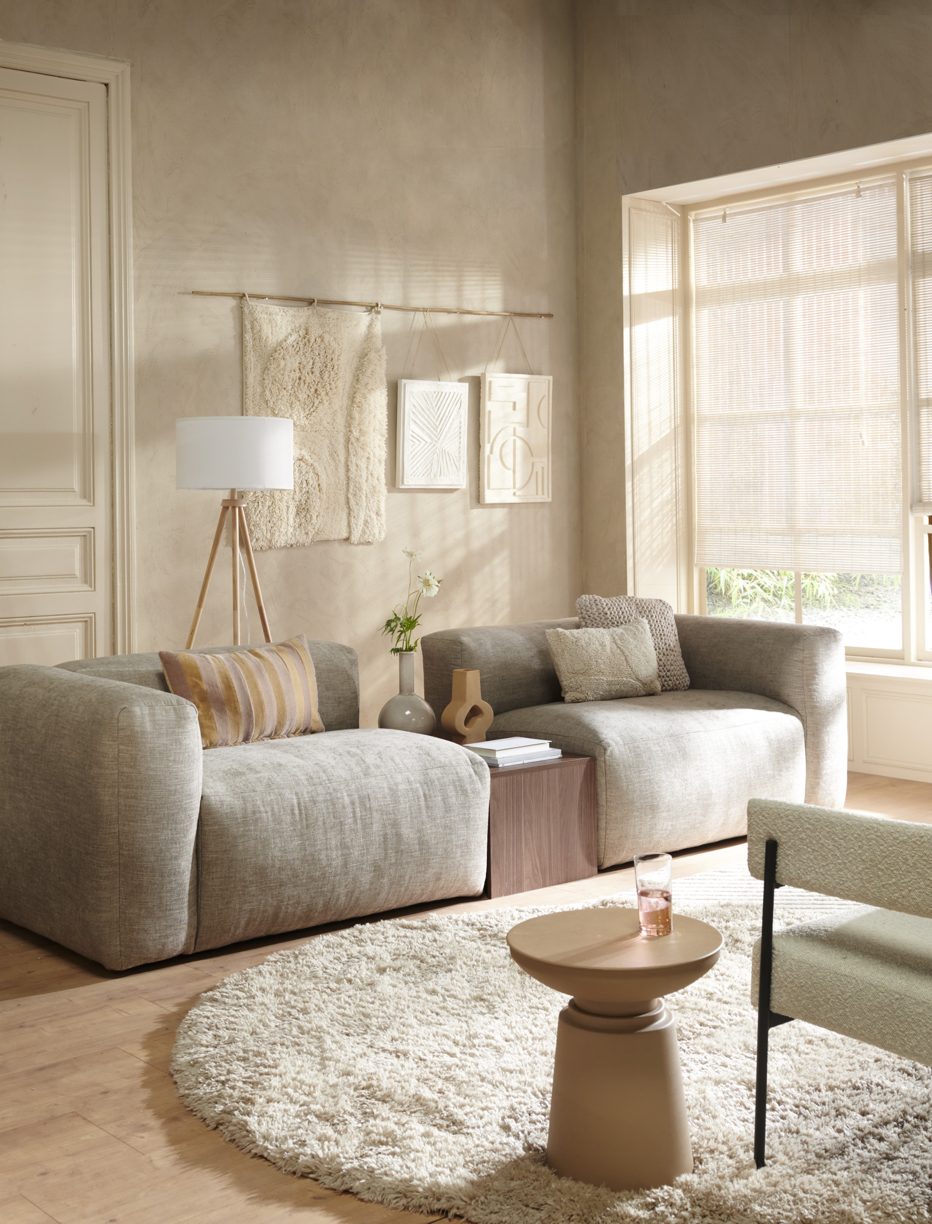 Zacht als zand beige interieur inspiratie Karwei