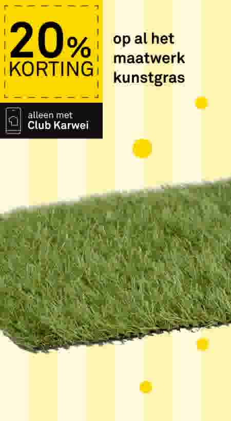 20% korting op al het maatwerk kunstgras