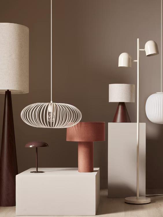 30% korting op alle hang, tafel en vloerlampen