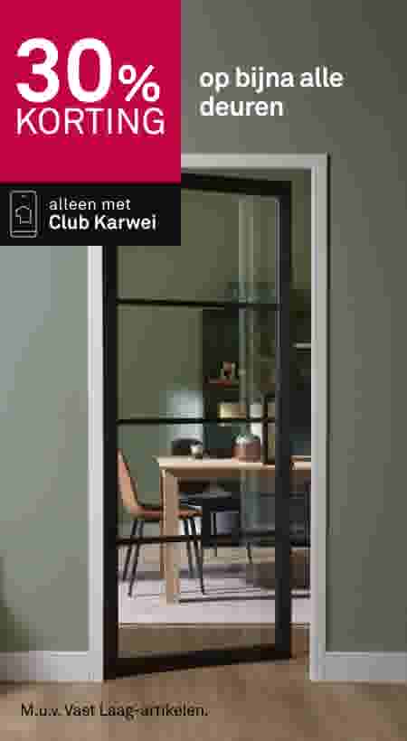 30% korting op bijna alle deuren