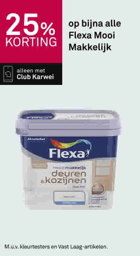25% korting op bijna alle Flexa Mooi Makkelijk