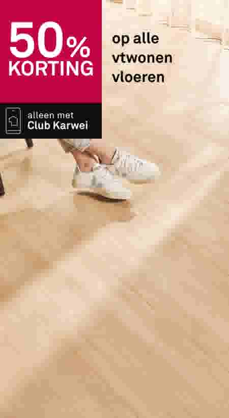50% korting op alle vtwonen vloeren
