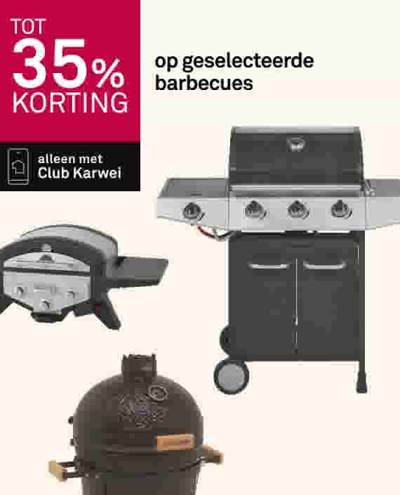 Tot 35% korting op geselecteerde barbecues