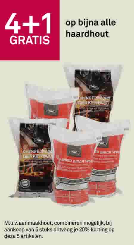 4+1 gratis op bijna alle haardhout