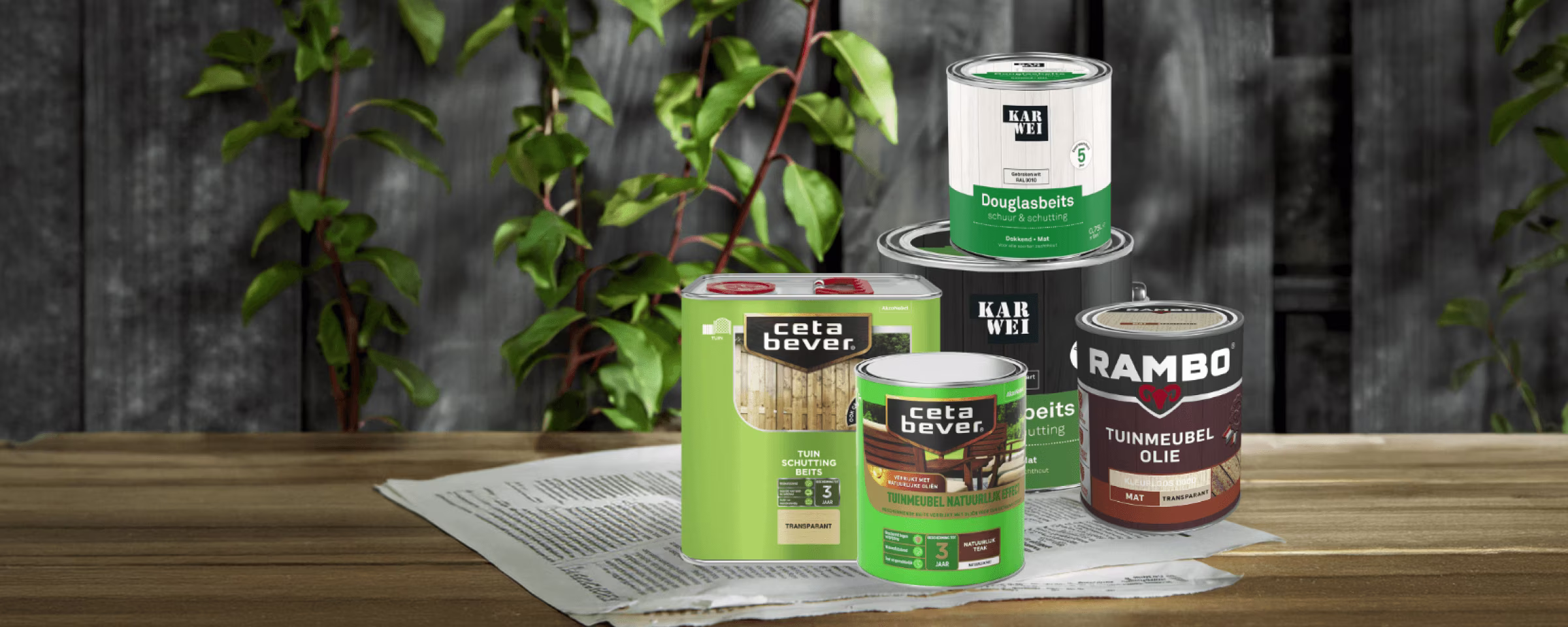 op bijna alle buitenbeits