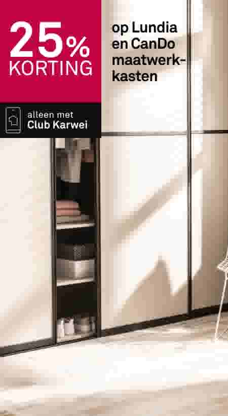 25% korting op Lundia en CanDo maatwerkkasten