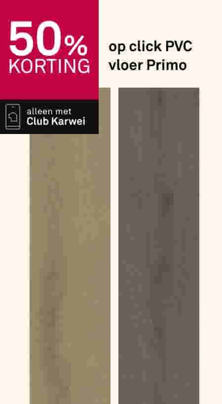50% korting op click PVC vloer Primo