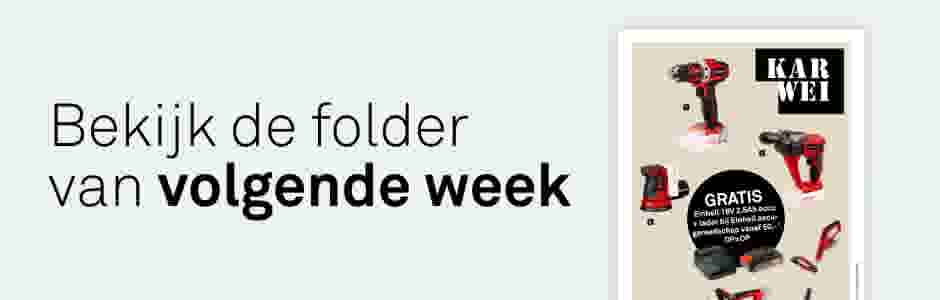 Acties van volgende week