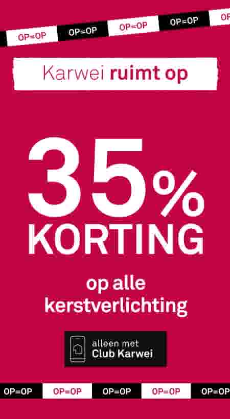 35% korting op alle kerstverlichting