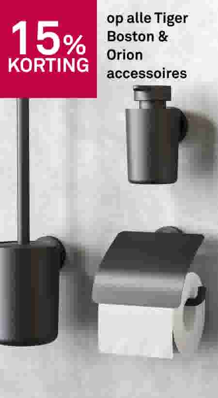 15% korting op alle Tiger Boston & Orion accessoires