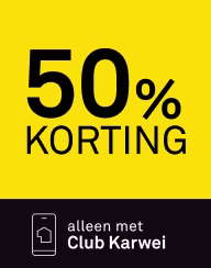 50% korting