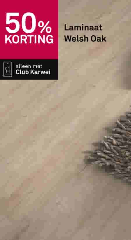 50% korting Laminaat Welsh Oak