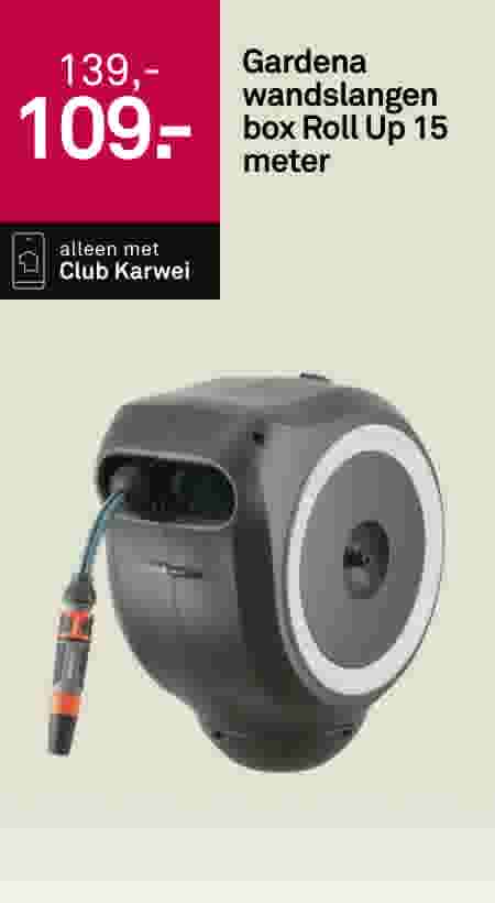 Gardena wandslangenbox Roll Up 15 meter