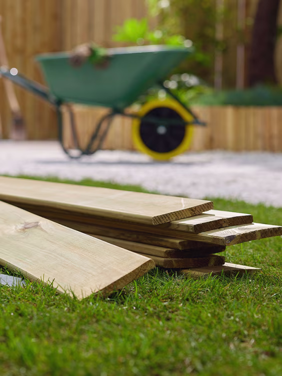 20% korting op al het tuinhout