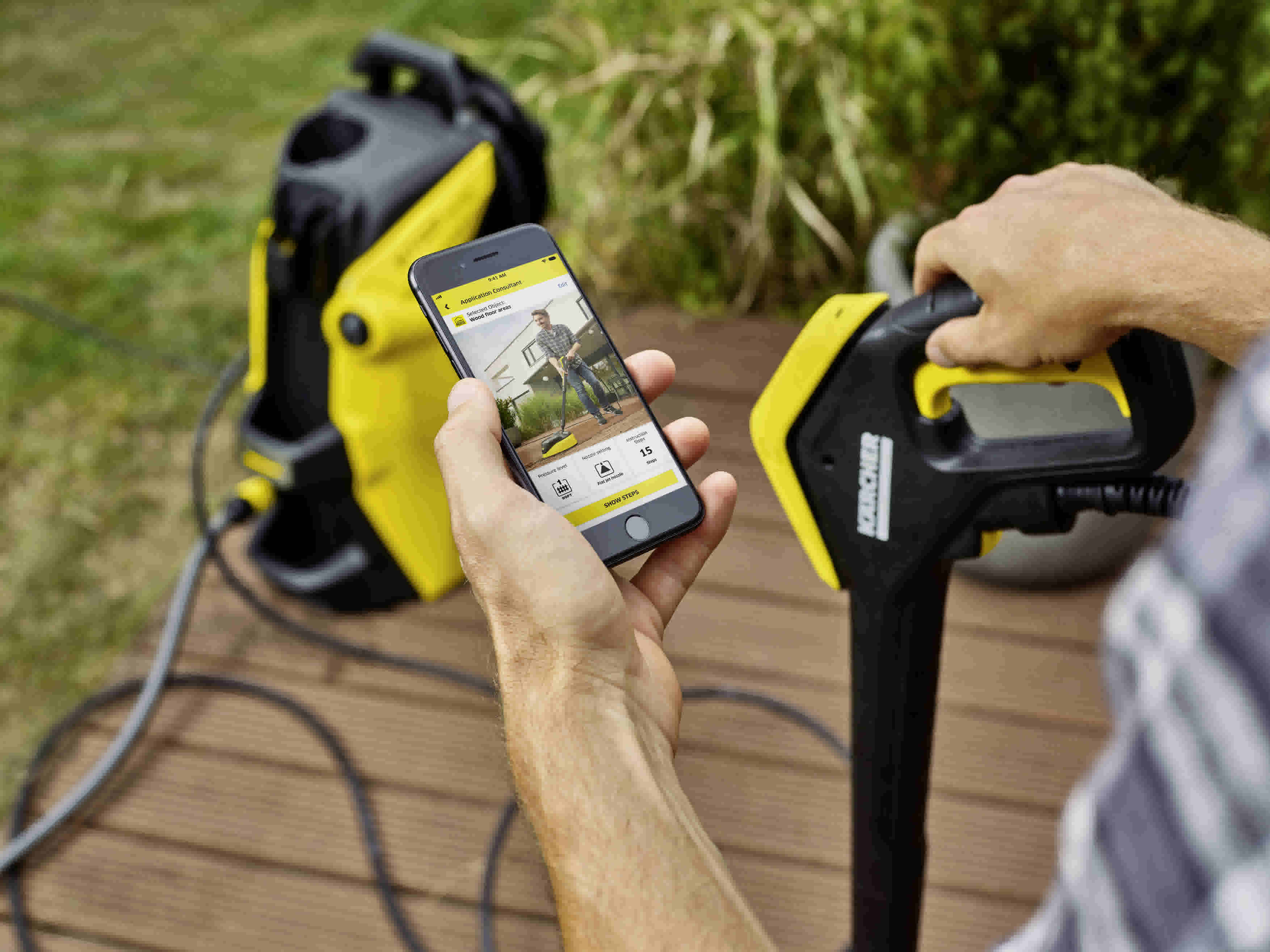 Karcher Hogedrukreiniger app