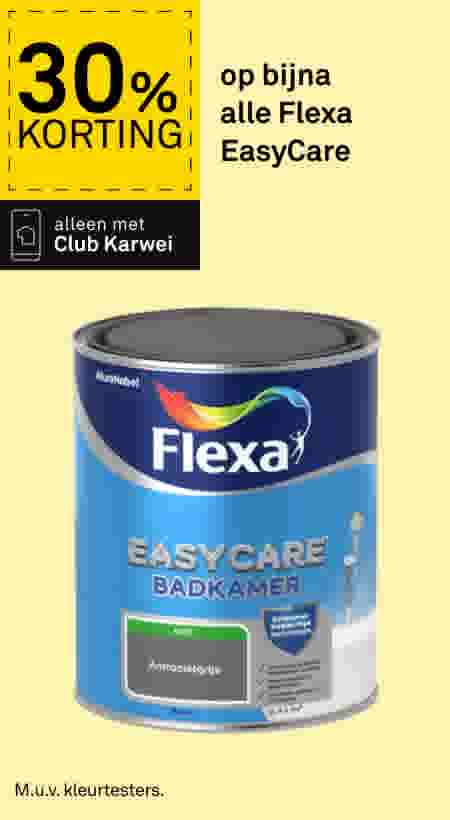30% korting op bijna alle Flexa EasyCare