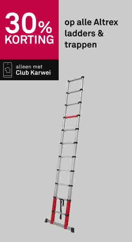 30% korting op alle Altrex ladders & trappen