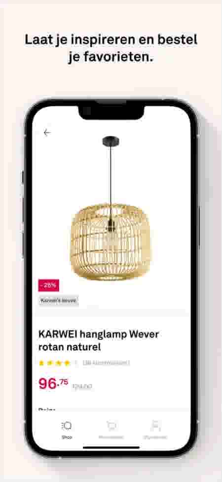 Assortiment bekijken in de Karwei app