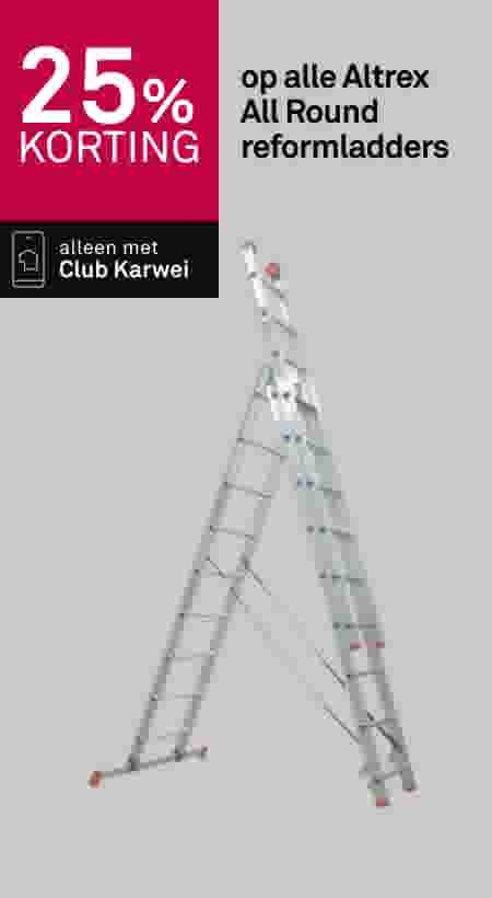 25% korting op alle Altrex All Round reformladders