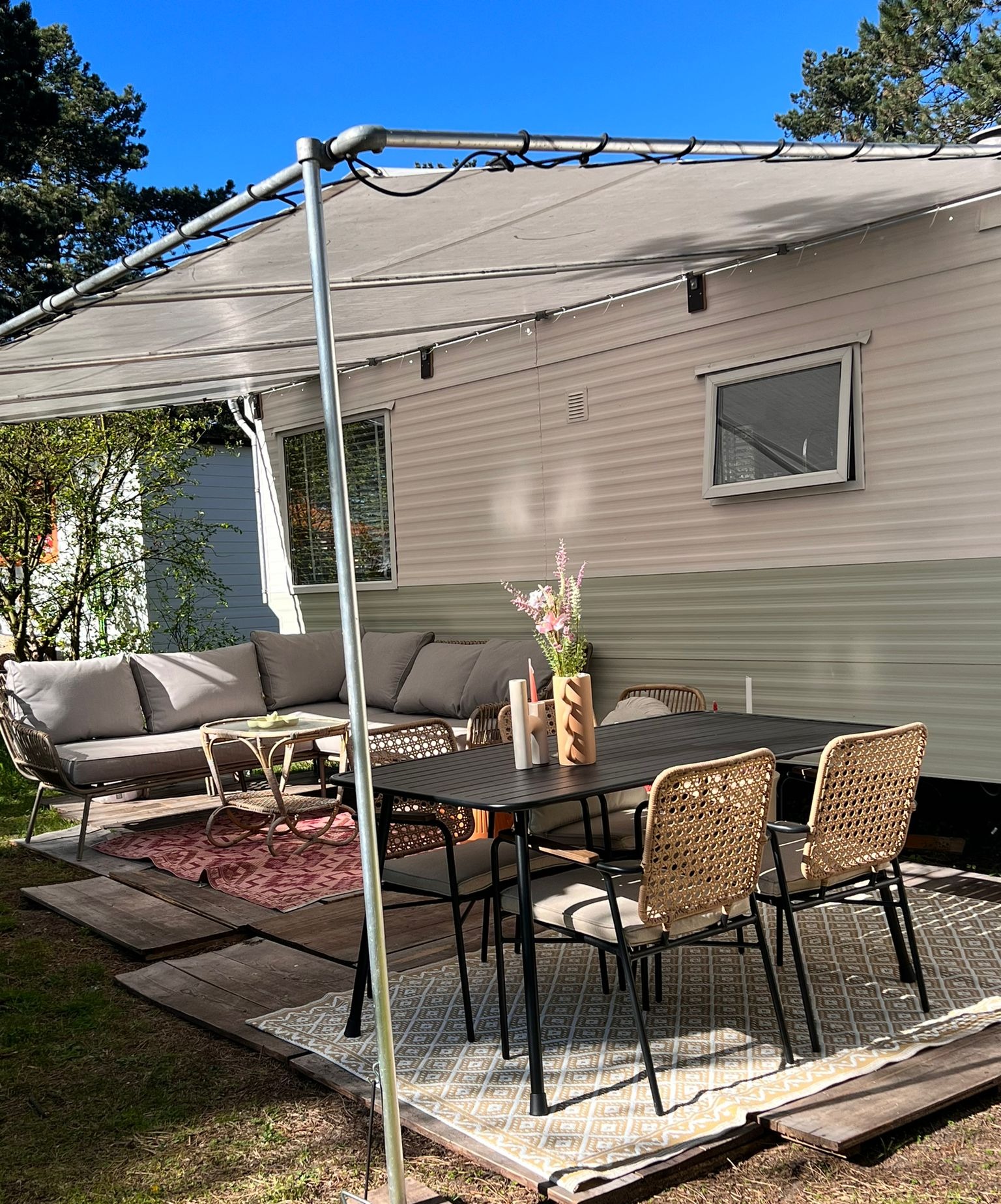 Campingplek make-over met onze tuincollectie