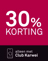 30% KORTING, alleen met Club Karwei