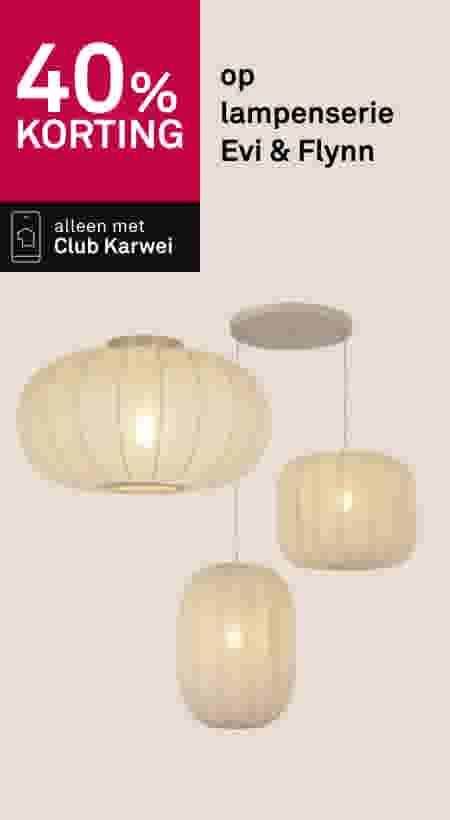 40% korting op lampenserie Evi & Flynn