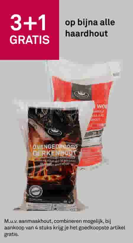 3+1 gratis op bijna alle haardhout