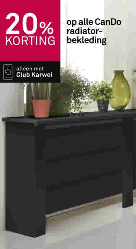 25% korting op alle CanDo radiatorbekleding