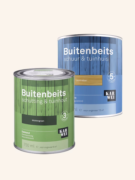 30% korting op alle KARWEI beits