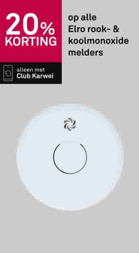 20% korting op alle Elro rook- & koolmonoxidemelders