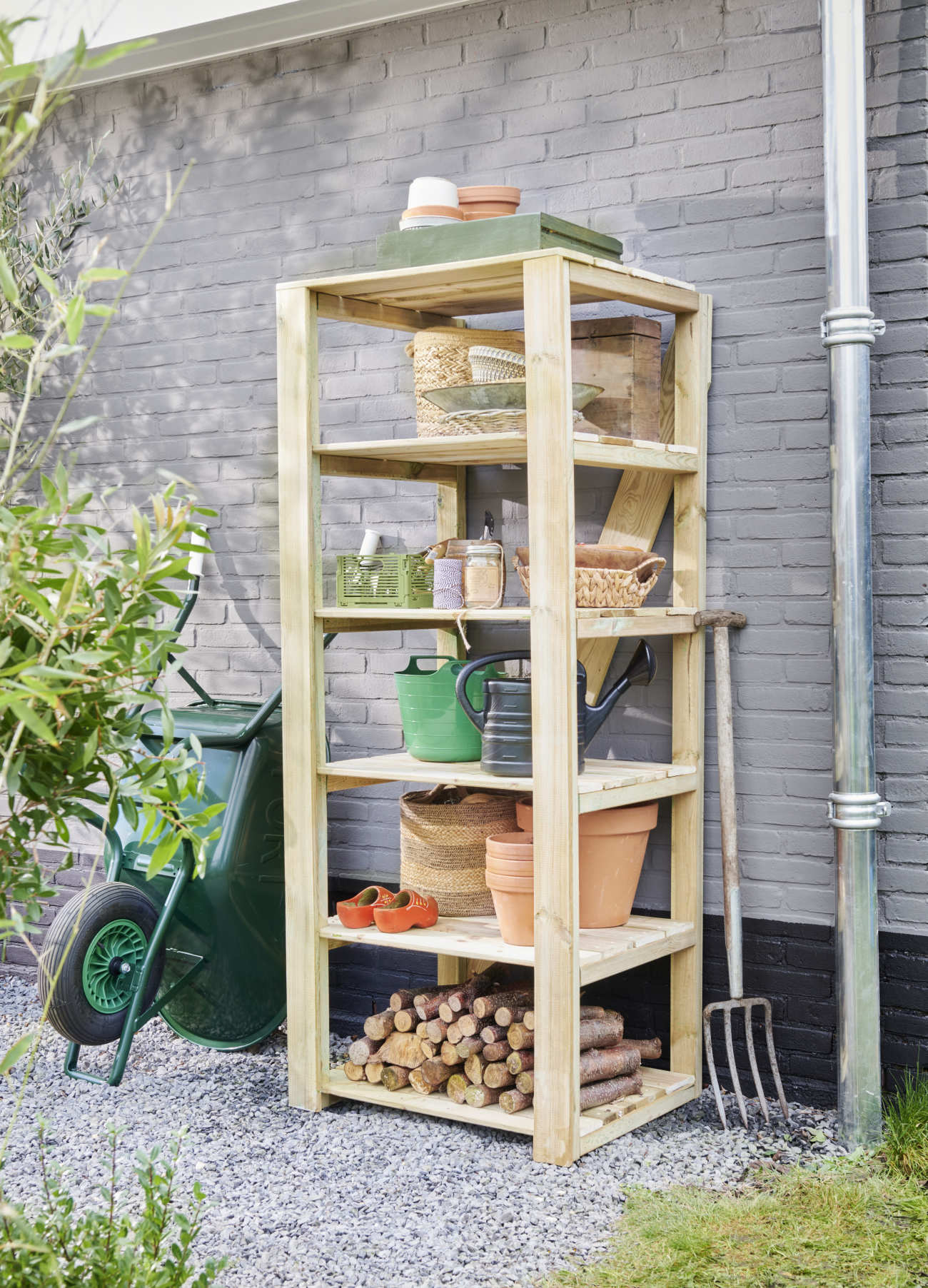 DIY Een open tuinkast maken