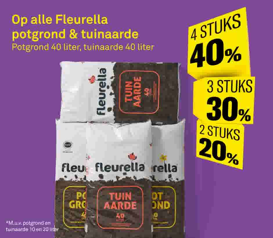 Op alle Fleurella potgrond & tuinaarde