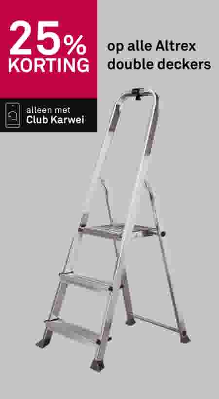 25% korting op alle Altrex double deckers