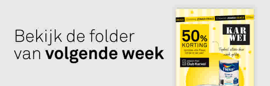 Acties van volgende week
